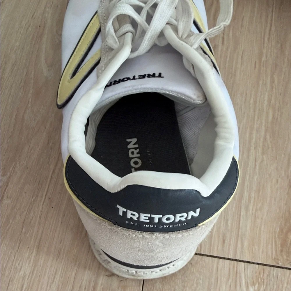 Women’s Tretorn White and Yellow Sneakers